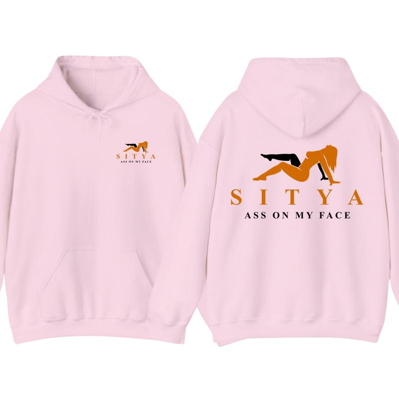 Sit On My Face Funny 2 Side Printed T-shirt Sweatshirt Hoodie, SITYA Shirt, Menswear Sweaters Underwear Tops Pullover Man Casual Long Sleeve Wetsuit
