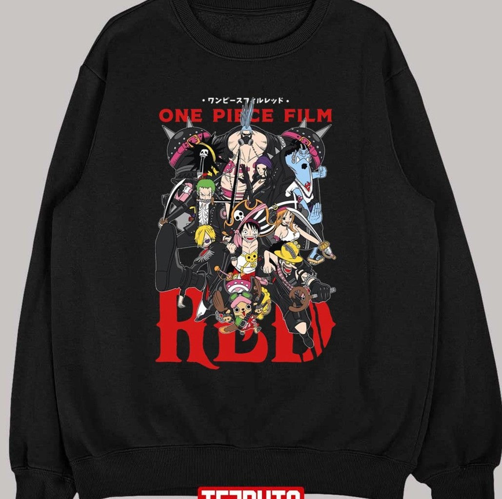 Mugiwara Crew Special One Piece Film Red Character Unisex T-shirt