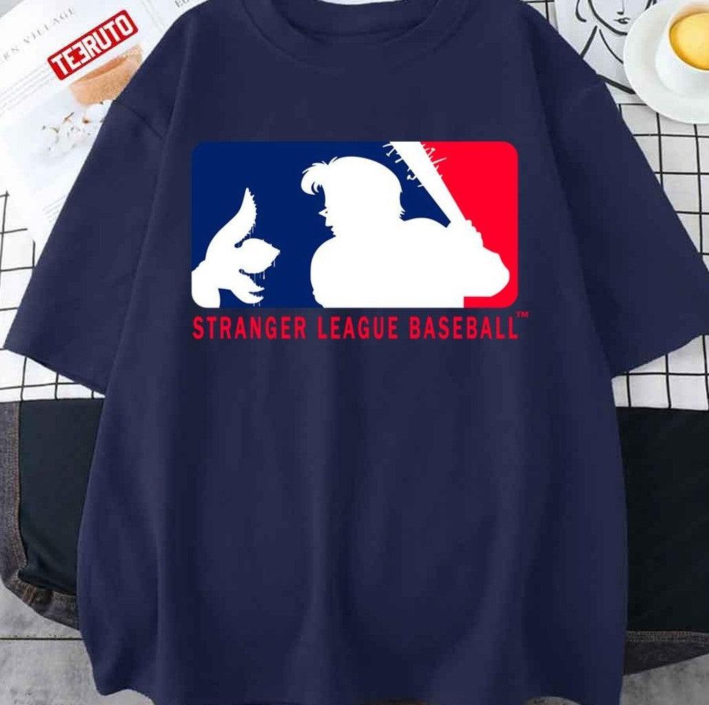 Stranger League Baseball Major League Babysitter Inspired By Stranger Things Team Steve Unisex T-shirt