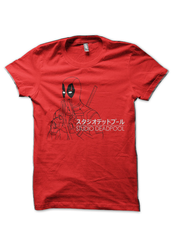 Deadpool Red T-Shirt Style001