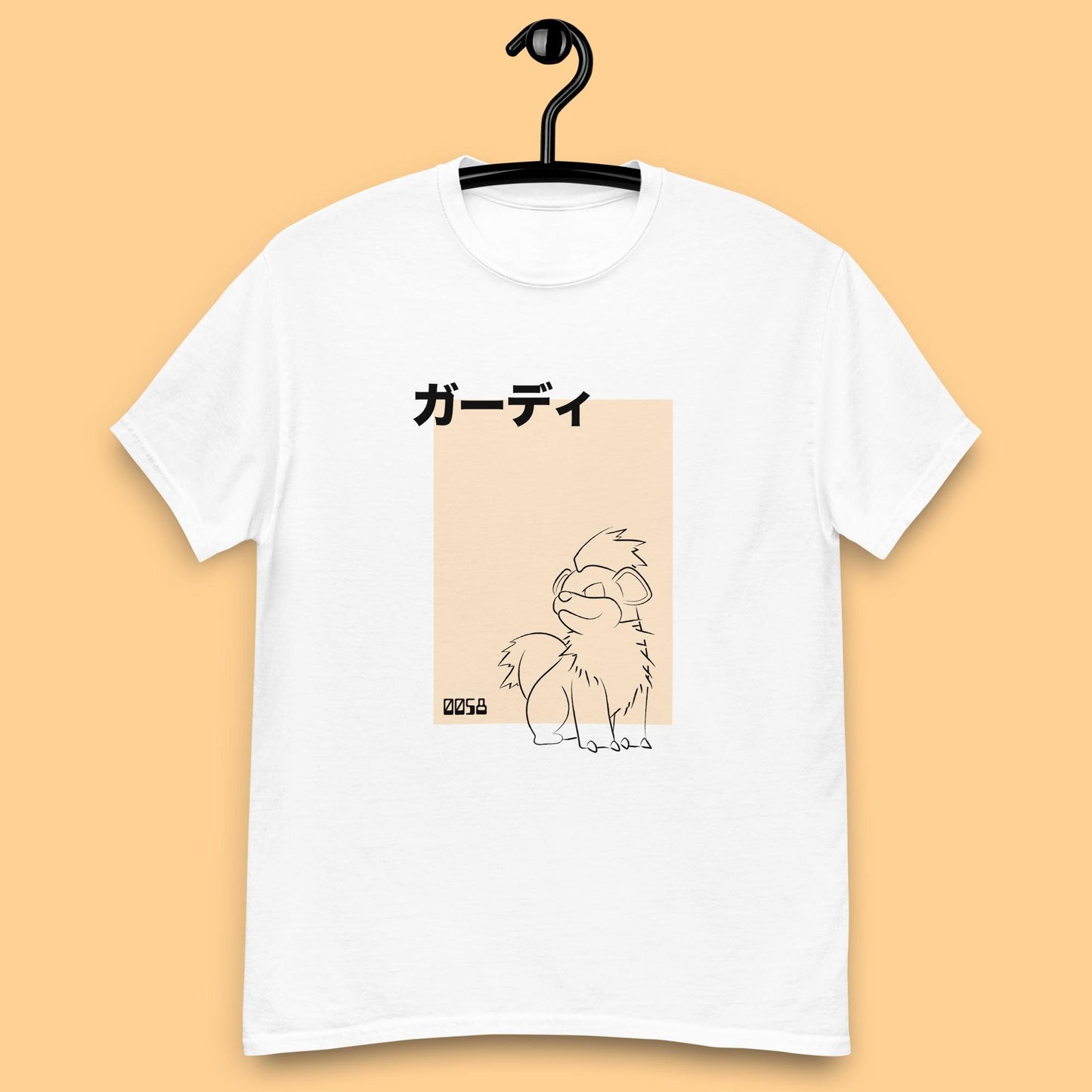 Growlithe Inspired T-Shirt | Unisex | Japanese | Adult Gift