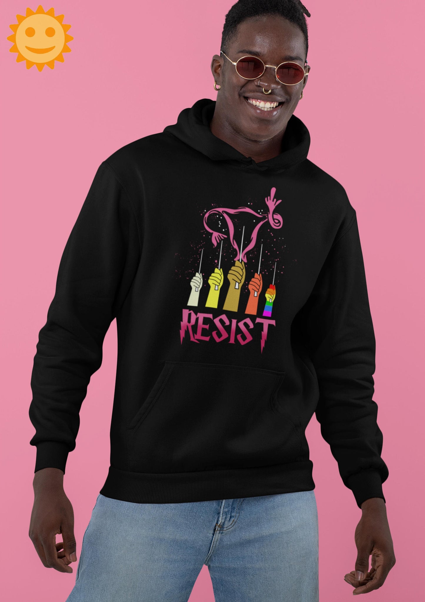 Resist Hand Vintage T-Shirt, Black Lives Matter Shirt, Anti Racist Shirt, Black Woman Shirt, Juneteenth Shirt, LGBT Shirt, Feminist Shirt