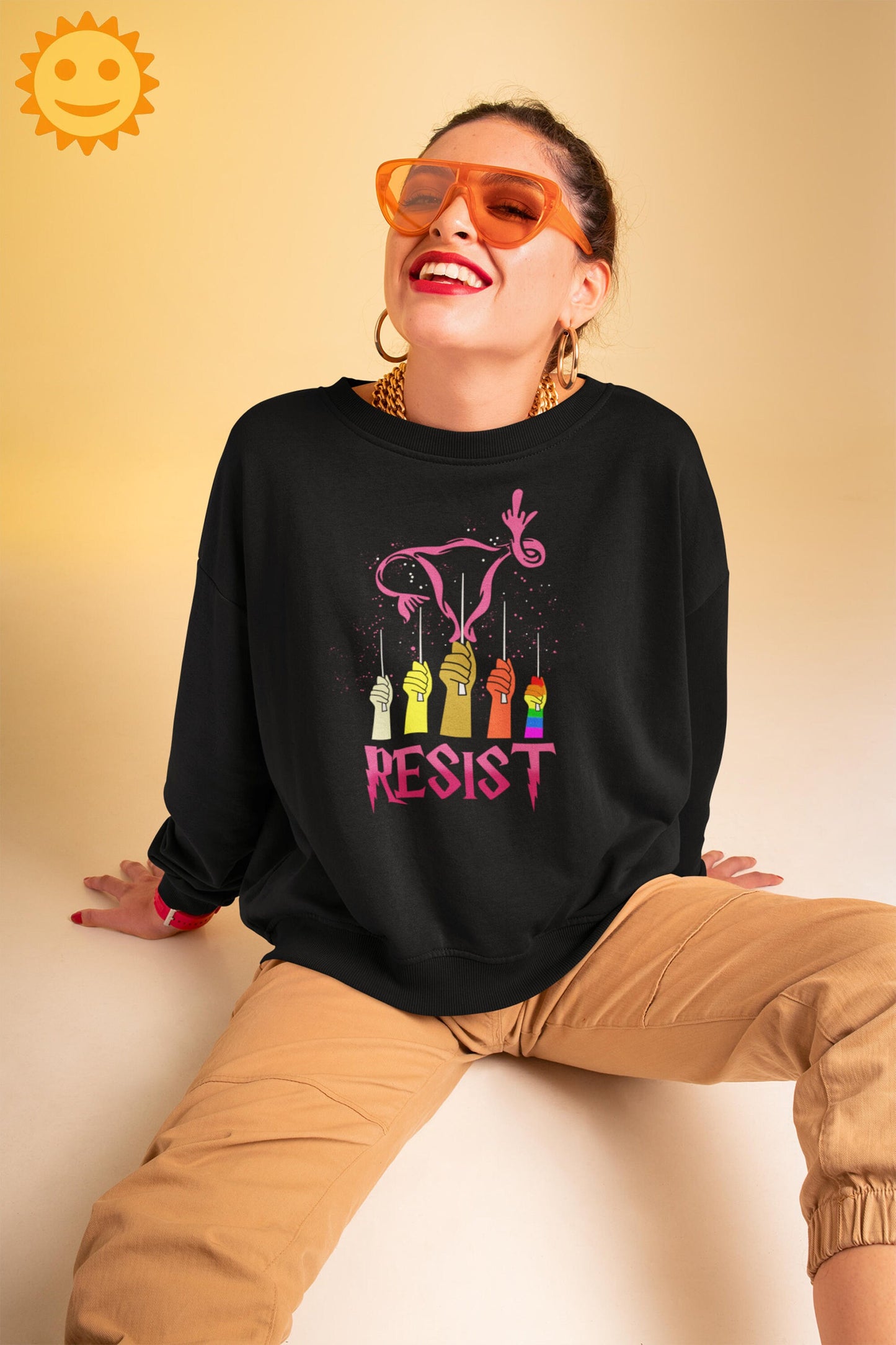 Resist Hand Vintage T-Shirt, Black Lives Matter Shirt, Anti Racist Shirt, Black Woman Shirt, Juneteenth Shirt, LGBT Shirt, Feminist Shirt