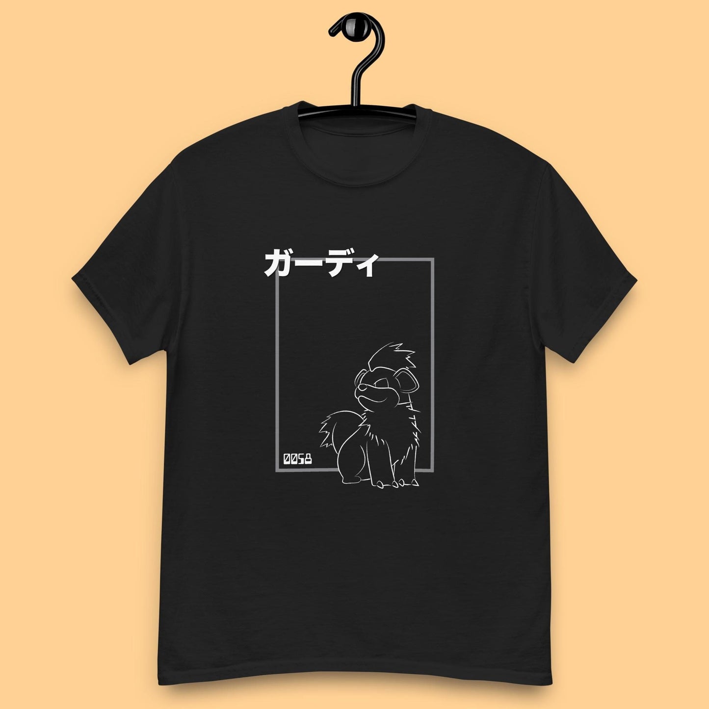 Growlithe Inspired T-Shirt | Unisex | Japanese | Adult Gift