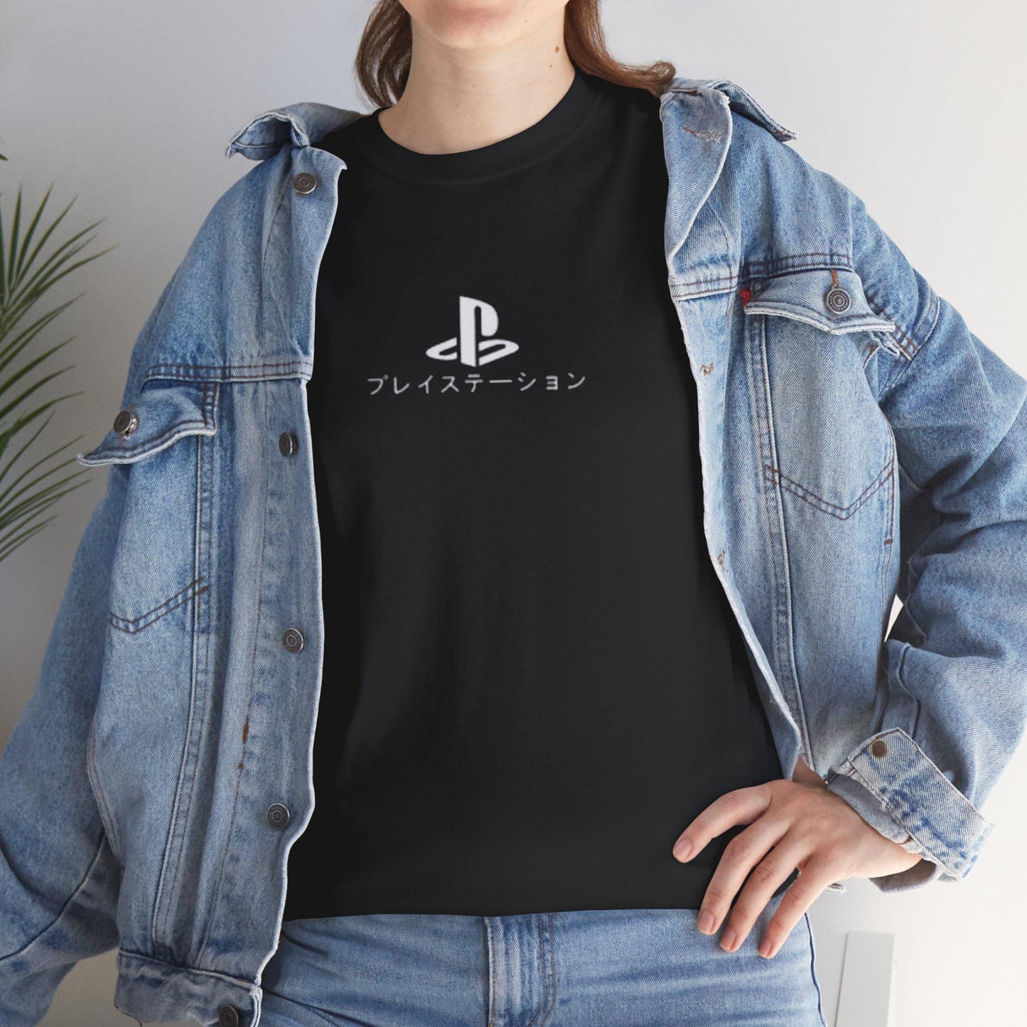 Level Up Your Wardrobe with This PlayStation-Inspired Tee – Featuring Iconic Triangle, Circle, X, and Square Buttons on the Back