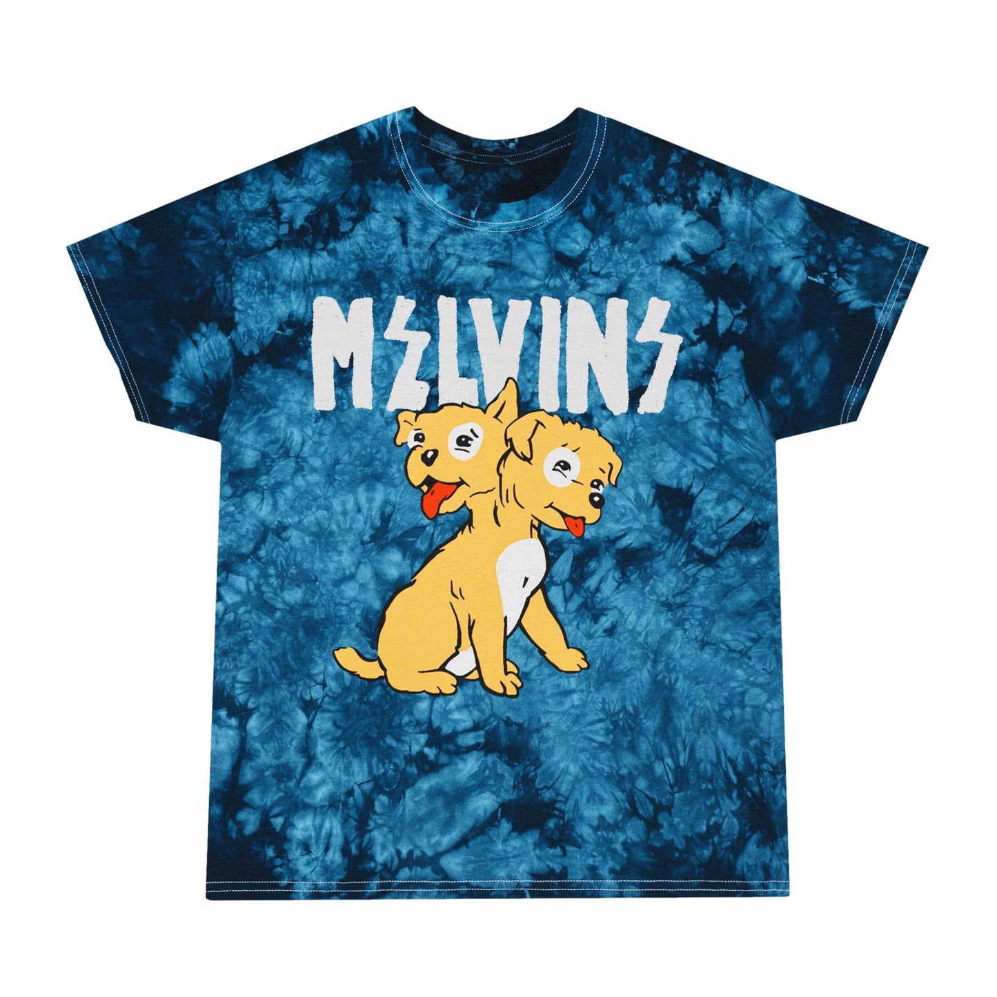 Melvins T-Shirt Tie-Dye, Crystal Red & Blue Colors