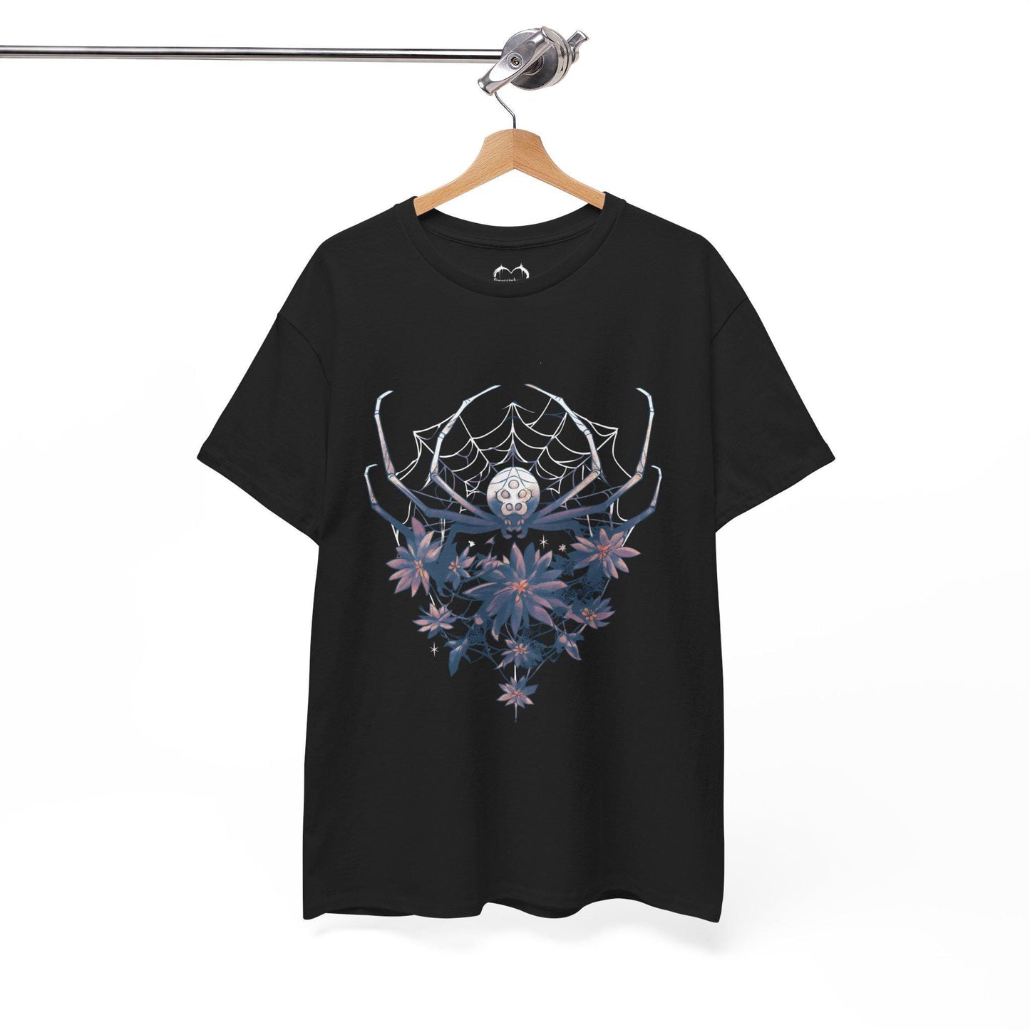 Spider Floral Tee | Death Metal Tshirt | Punk Graphic TShirt | Unisex Tee | Streetwear Clothing | Vintage Art | Band Tees | Spider Shirt