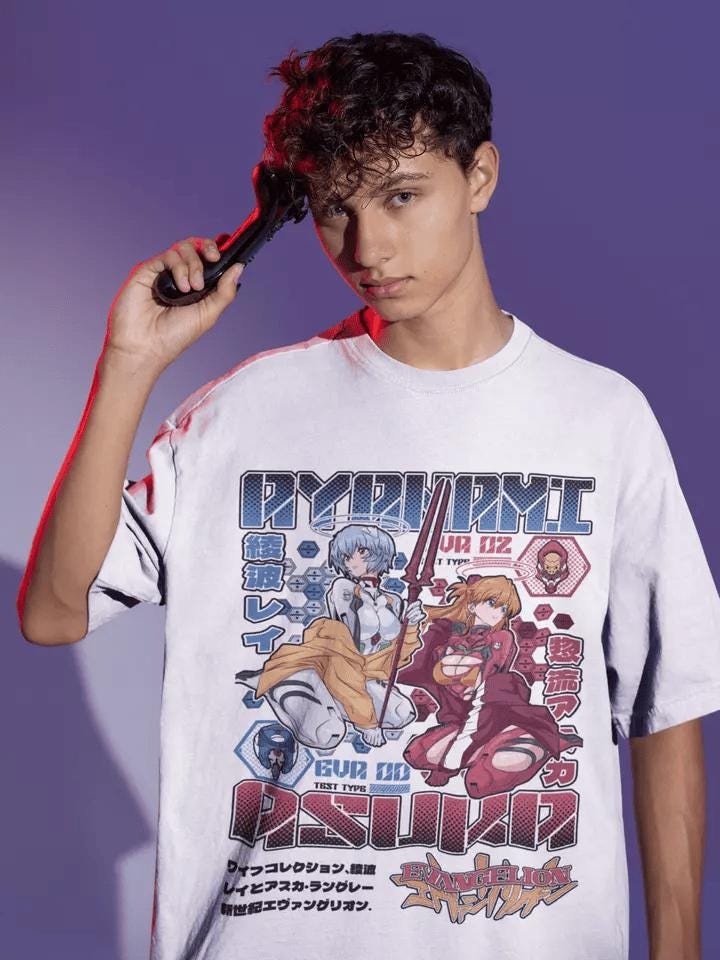Unit-01 T-Shirt inspired by warrior ,Unisex T-shirt, Manga Shirt, Anime Shirt, Waifu Material ,Best Anime Girl Lewd Shirt