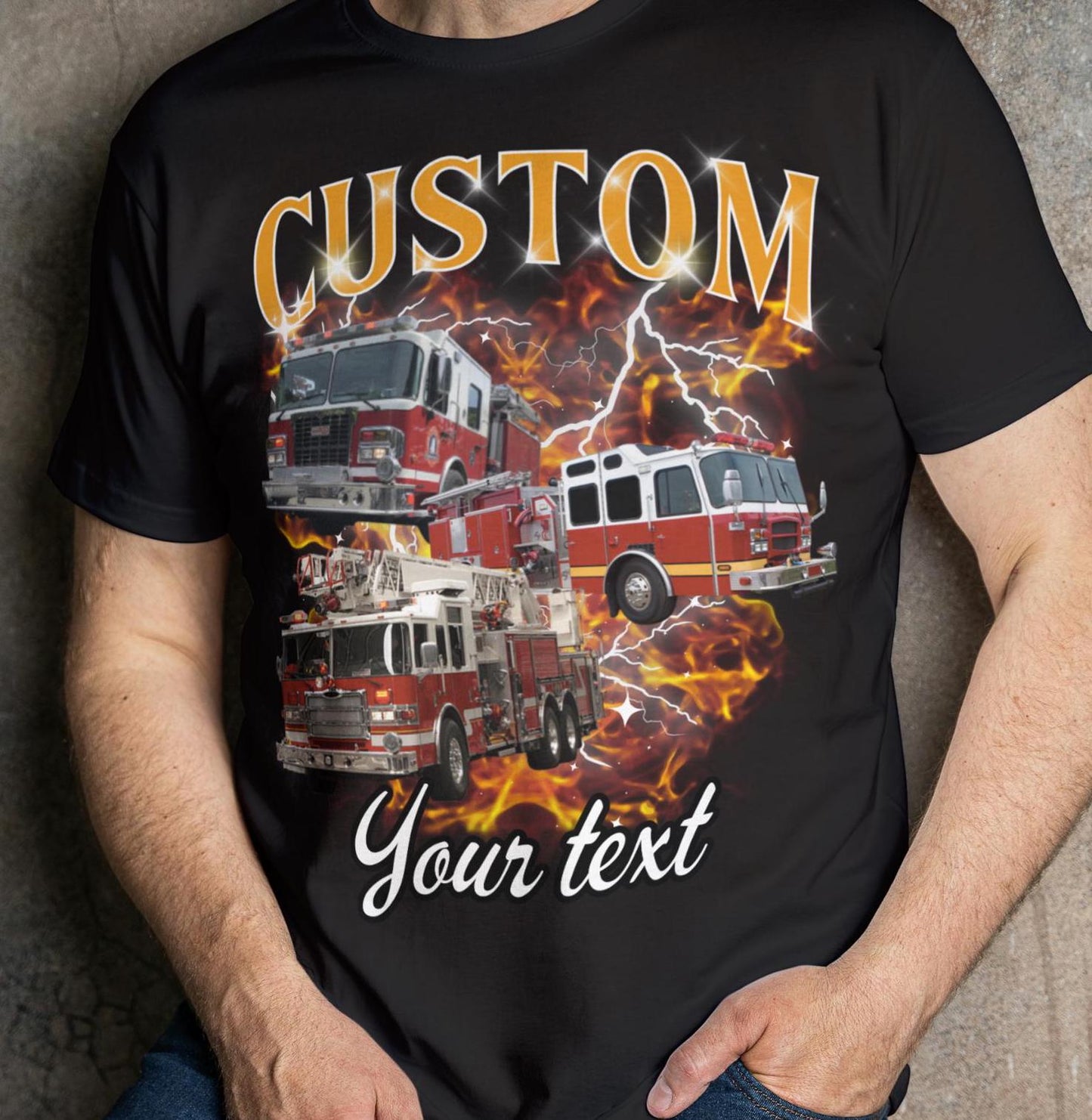 Custom Fire Department Shirt | Custom Company Shirt | Gift for Firefighter | Graduation Gift | Retirement Gift | Station Pride | Thin Red