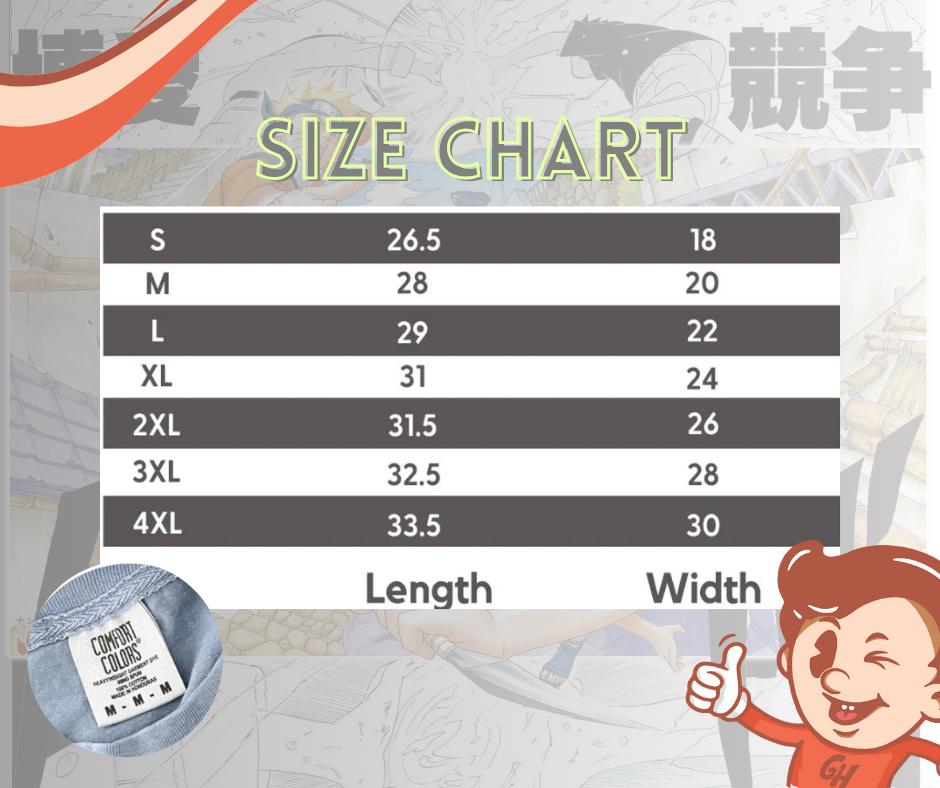 Naruto Inspired T-Shirt, Unisex Tee with 2 Characters and Manga Panels, Anime Shirt, Graphic Tee, Japanese Shirt for Fans