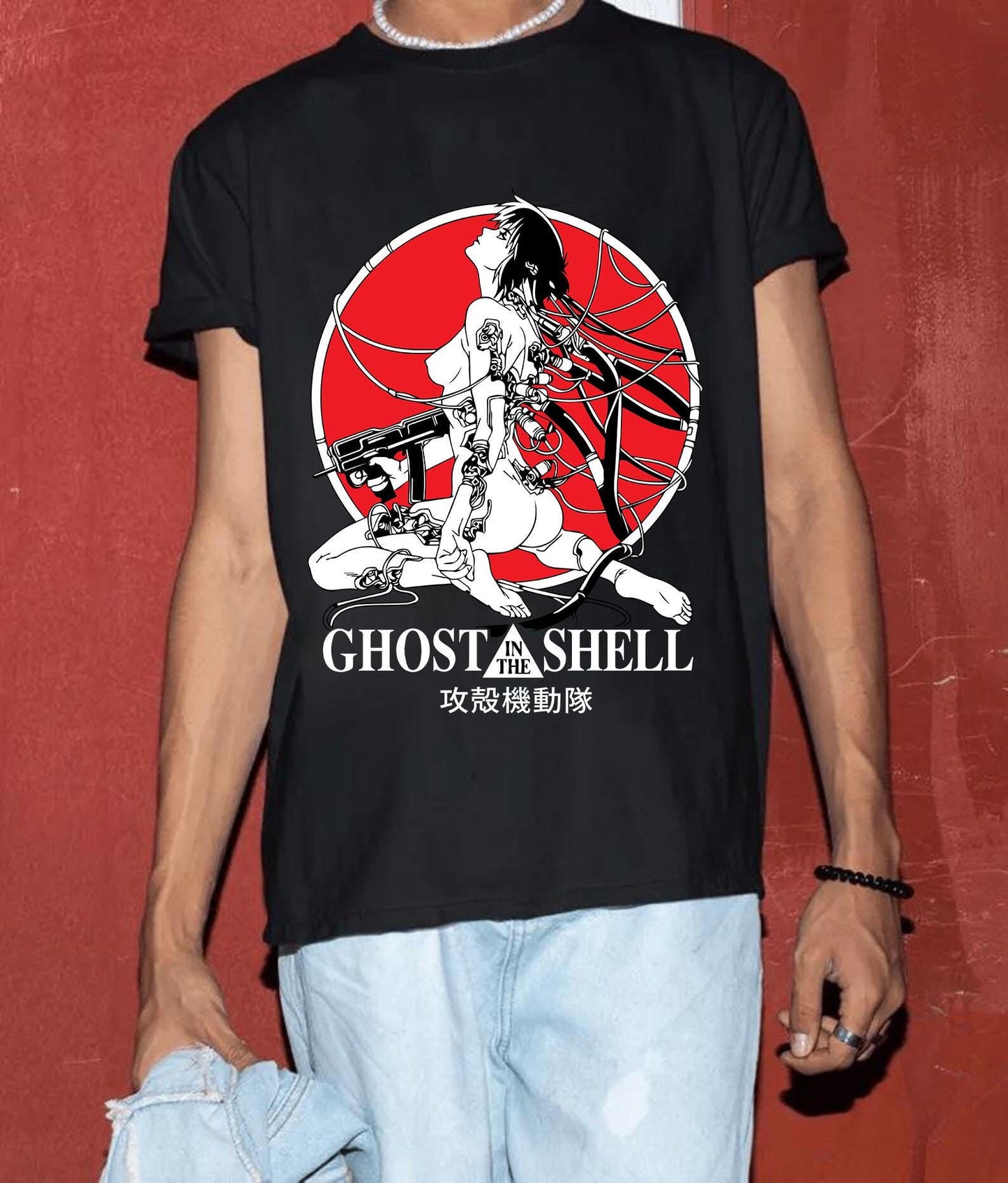 Ghost In The Shell Japanese Manga Anime T Shirt, Anime Shirt, Anime Gift, Cyberpunk, Motoko MAJOR UNISEX T-shirt, Manga Shirt, Japan