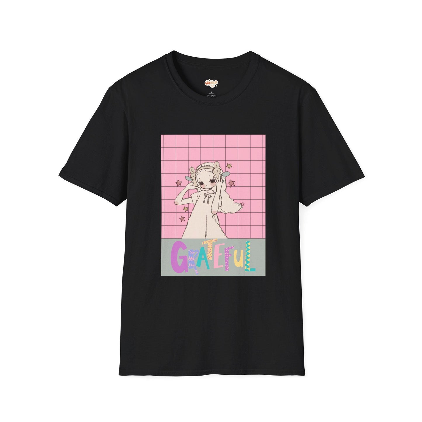 Grateful Graphic T-Shirt, Cute Casual Wear, Gift for Friends, Everyday Style, Teen Apparel, Positive Vibes