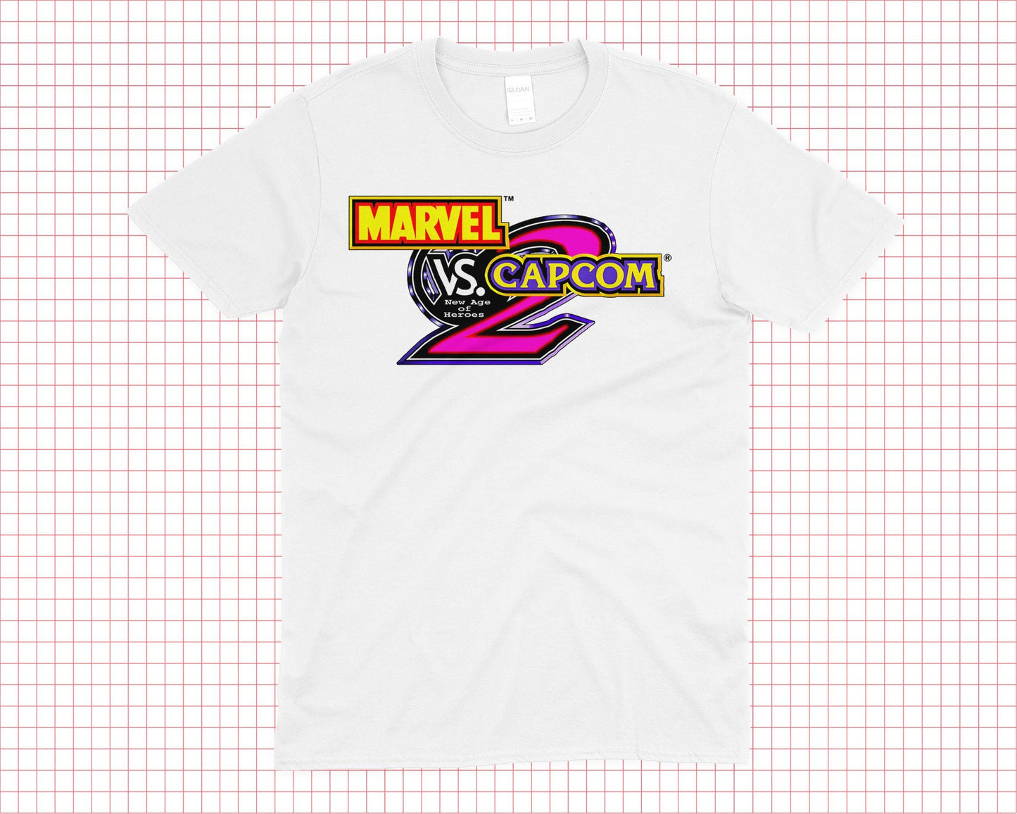 MARVEL VS CAPCOM Video Game T-shirts Old School Birthday Gift For Gamers and Collectors Retro High Quality Vintage Tshirt Shirt T-Shirt