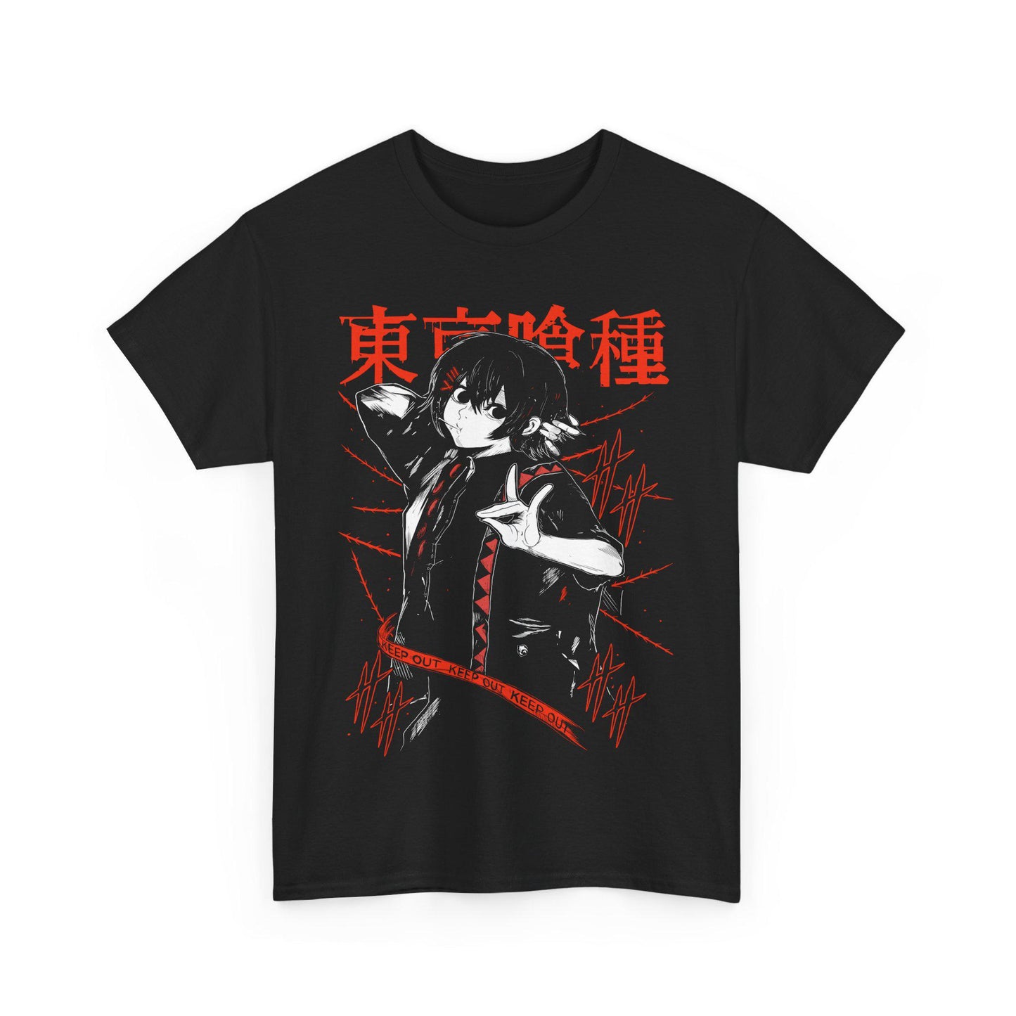 Dark Urban Horror Unisex T-shirt - Japanese Anime Manga Style, Otaku Apparel, Modern Tokyo Vibes, Classic Japan Inspired, Perfect Gift Fans