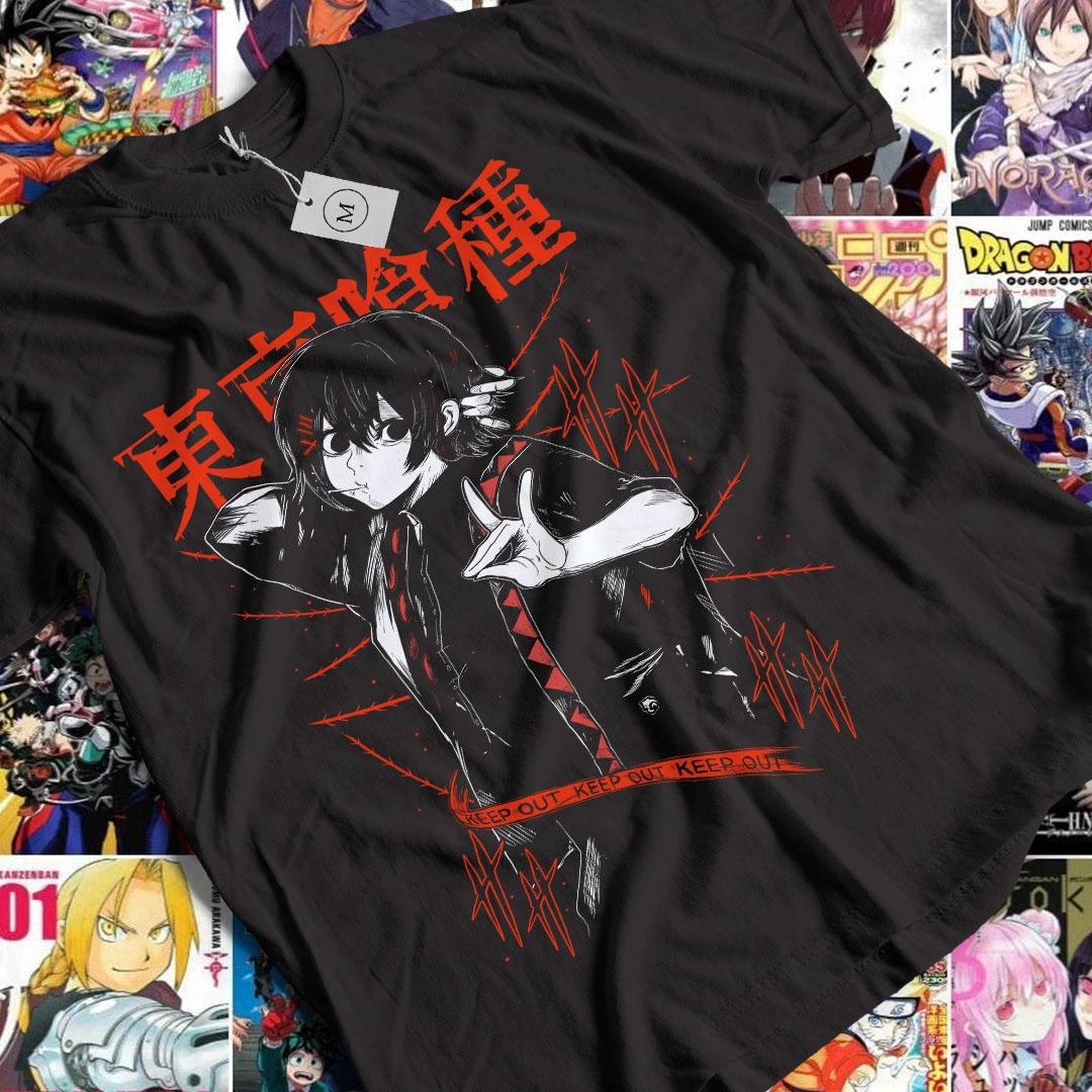 Dark Urban Horror Unisex T-shirt - Japanese Anime Manga Style, Otaku Apparel, Modern Tokyo Vibes, Classic Japan Inspired, Perfect Gift Fans