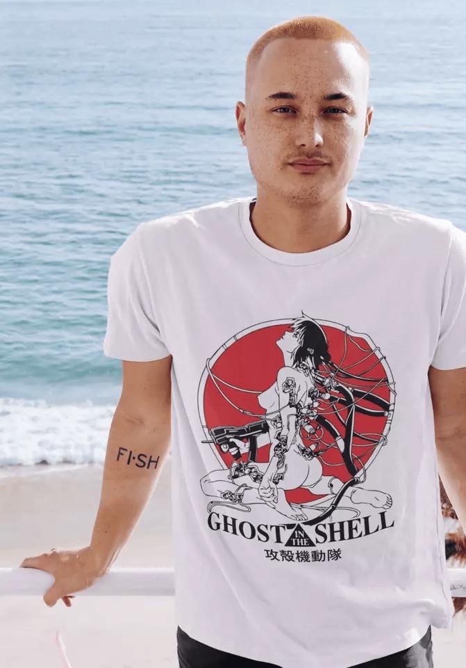 Ghost In The Shell Japanese Manga Anime T Shirt, Anime Shirt, Anime Gift, Cyberpunk, Motoko MAJOR UNISEX T-shirt, Manga Shirt, Japan