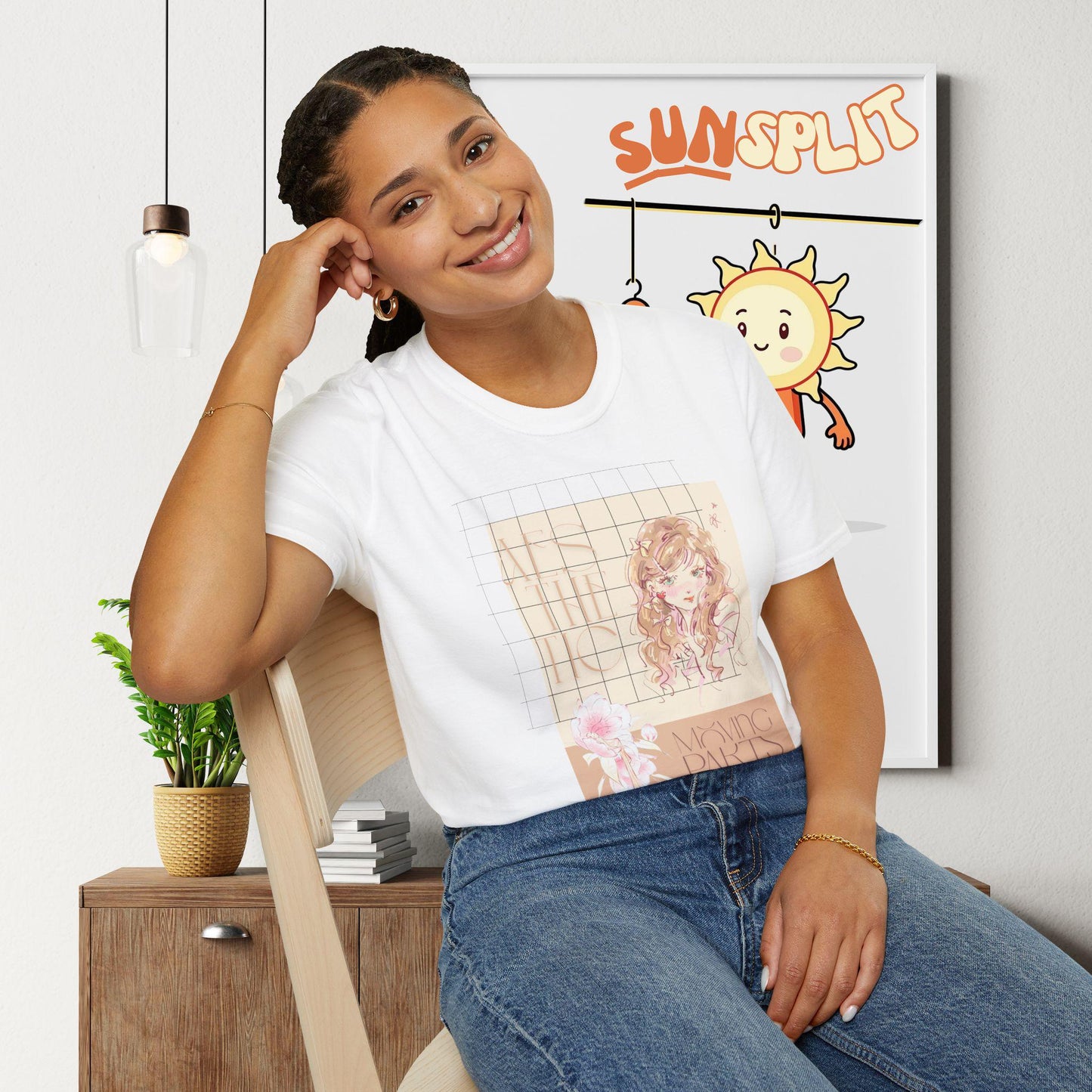 Vintage Inspired Shirt, Casual Wear, Gift for Artist, Graphic Novelty Top