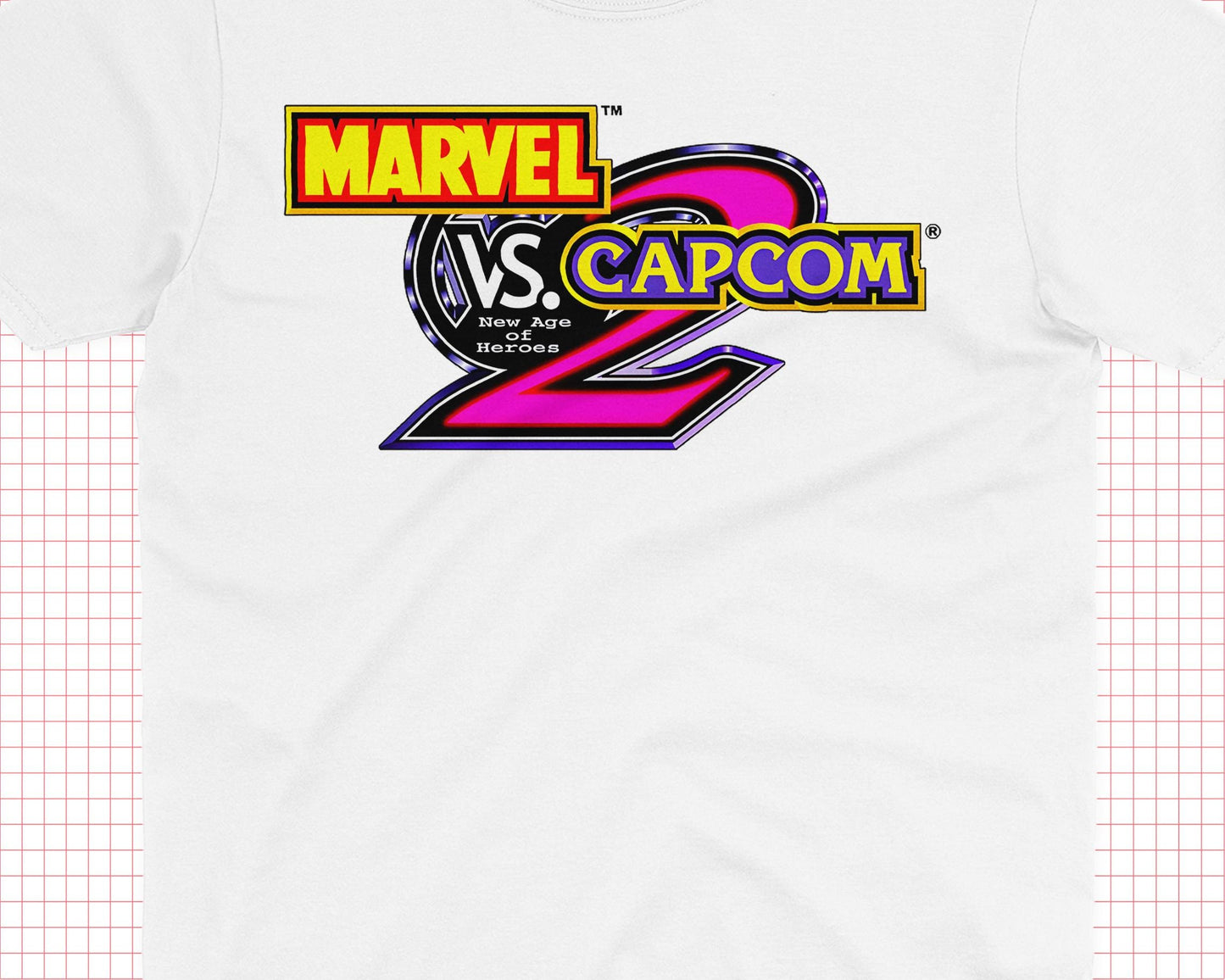 MARVEL VS CAPCOM Video Game T-shirts Old School Birthday Gift For Gamers and Collectors Retro High Quality Vintage Tshirt Shirt T-Shirt