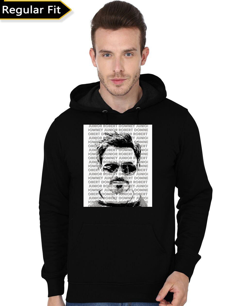 “Robert Downey Jr.’s Black Hoodie
