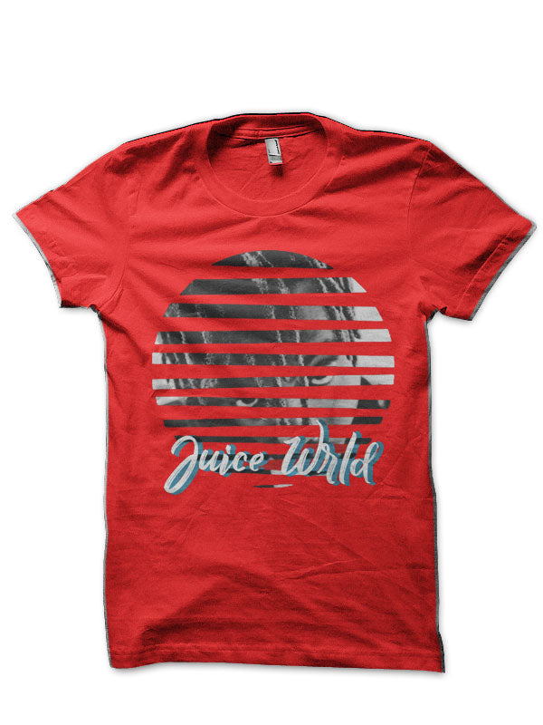 Juice Wrld Red Half Sleeve T-Shirt