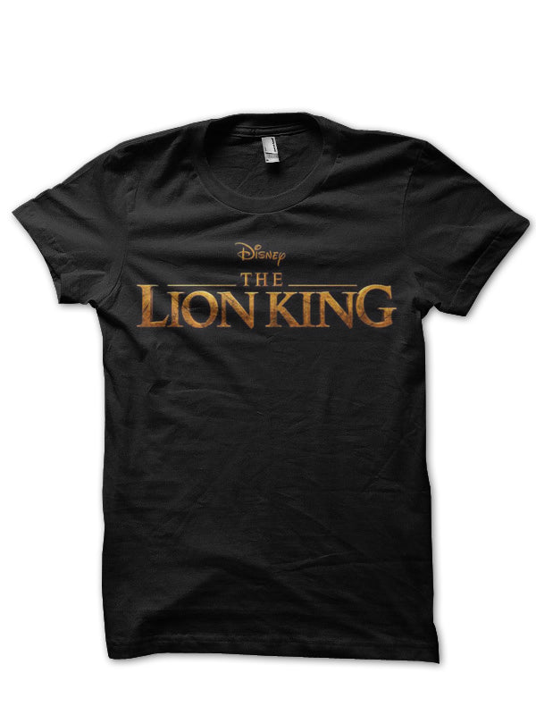 The Lion King Half Sleeve Black T-Shirt Style003