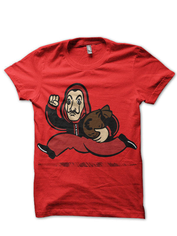 Money Heist Red T-Shirt Style001