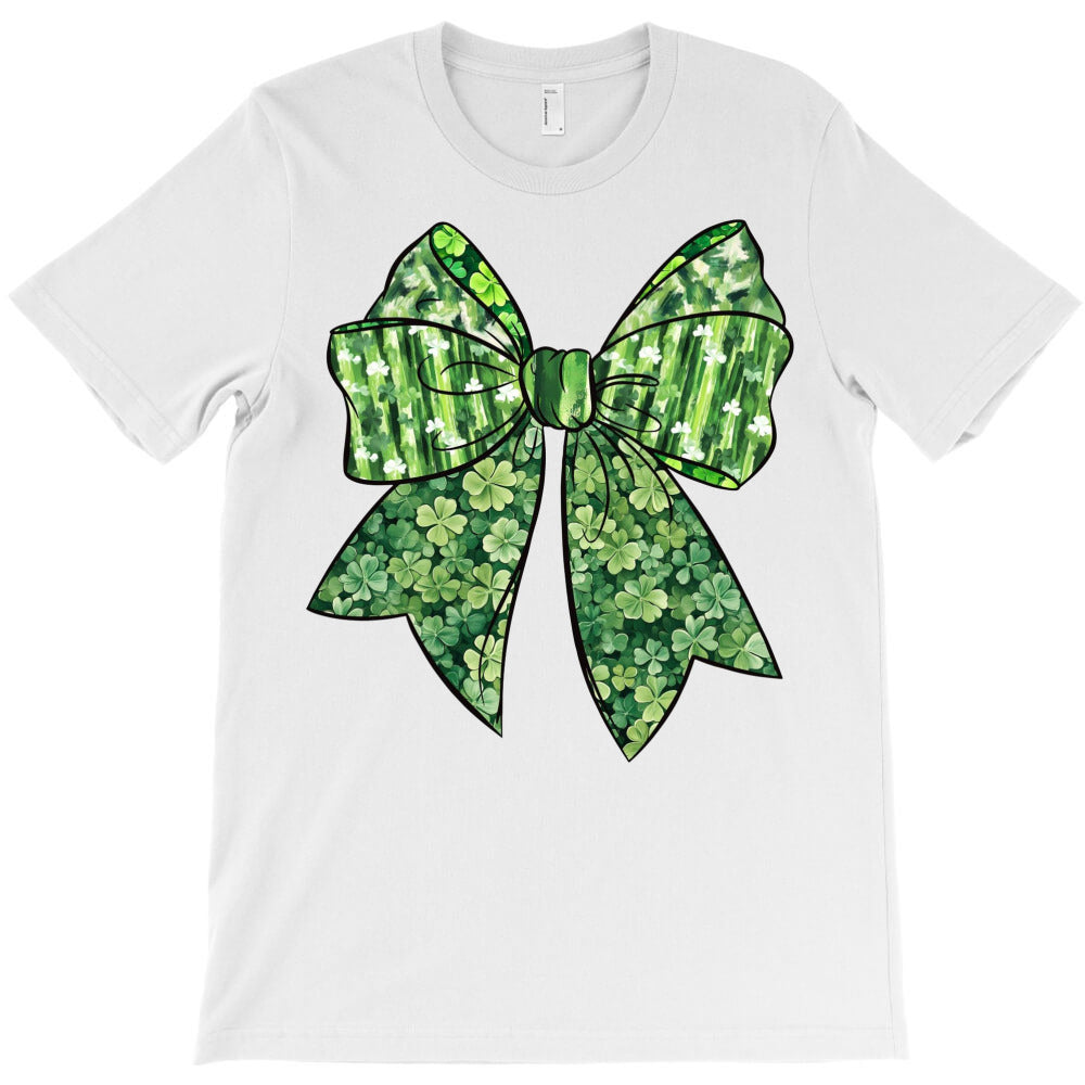 Retro Coquette Lucky St Patricks Day T-Shirt