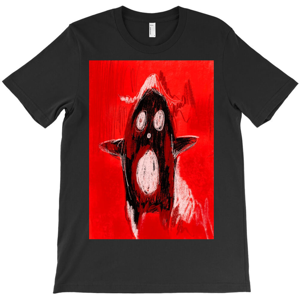 abstract red creature sketch T-Shirt