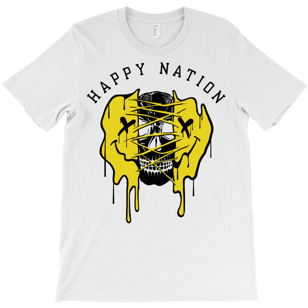 dripping smiley graffiti art T-Shirt