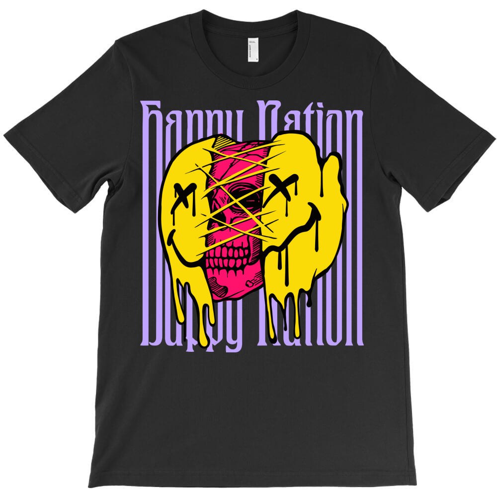dripping skull art T-Shirt