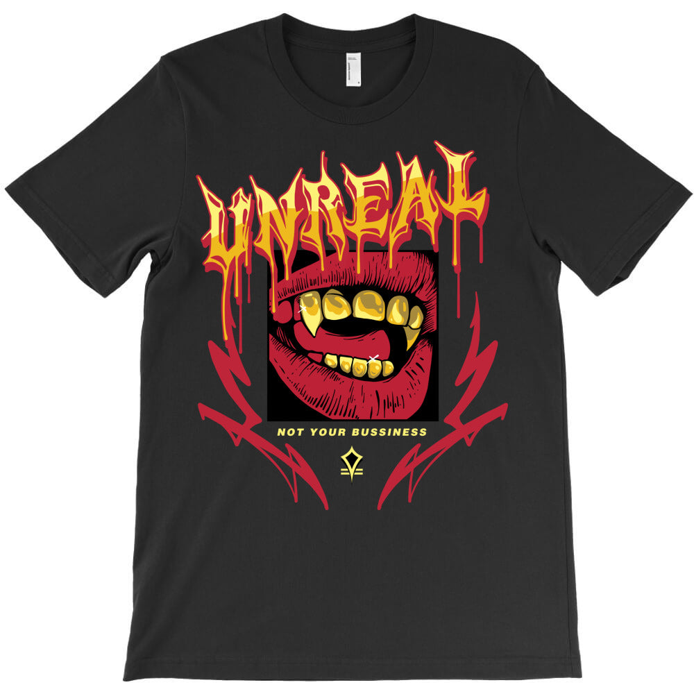 dripping gold teeth art T-Shirt