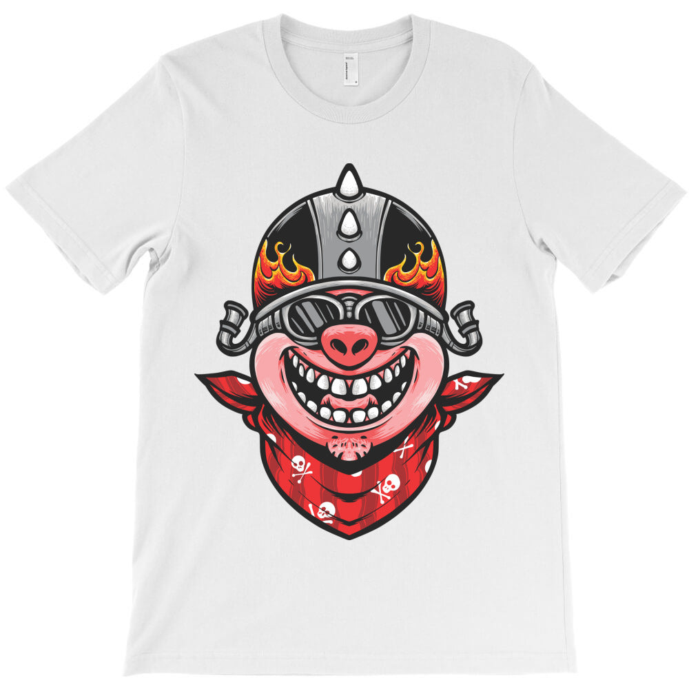Rock peppa, skull, skeleton T-Shirt