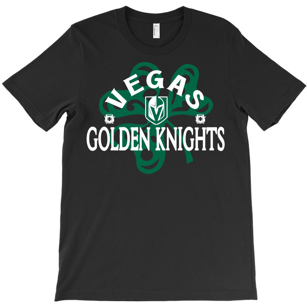 Shamrock - Celebrate St Patricks With Vegas Golden T-Shirt