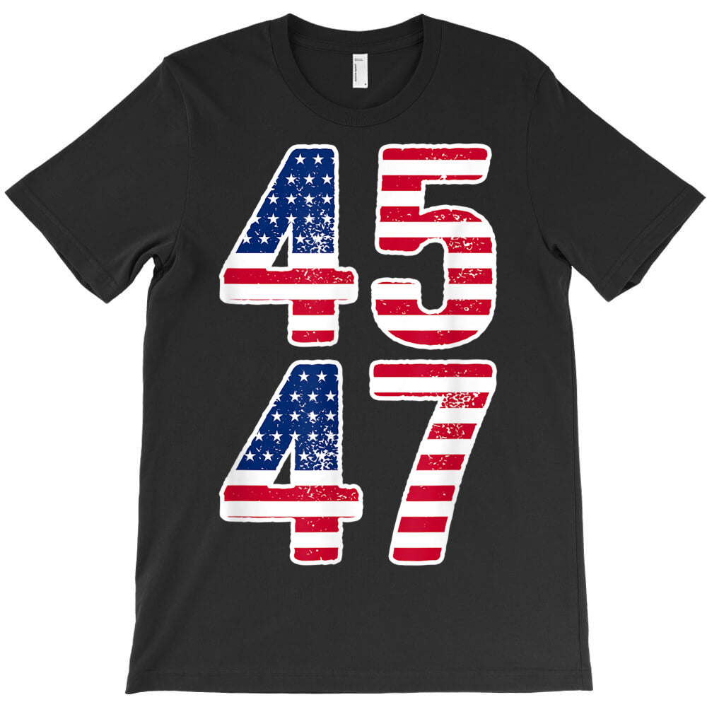 vintage 45 47 squared trump 2024 election gift men women T-Shirt