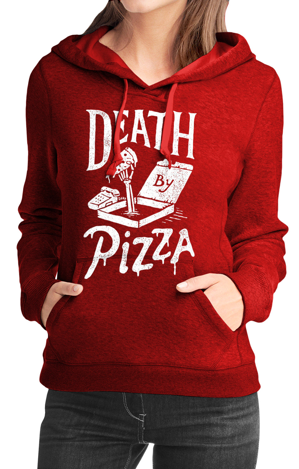 Pizza Red Girl’s Hoodie