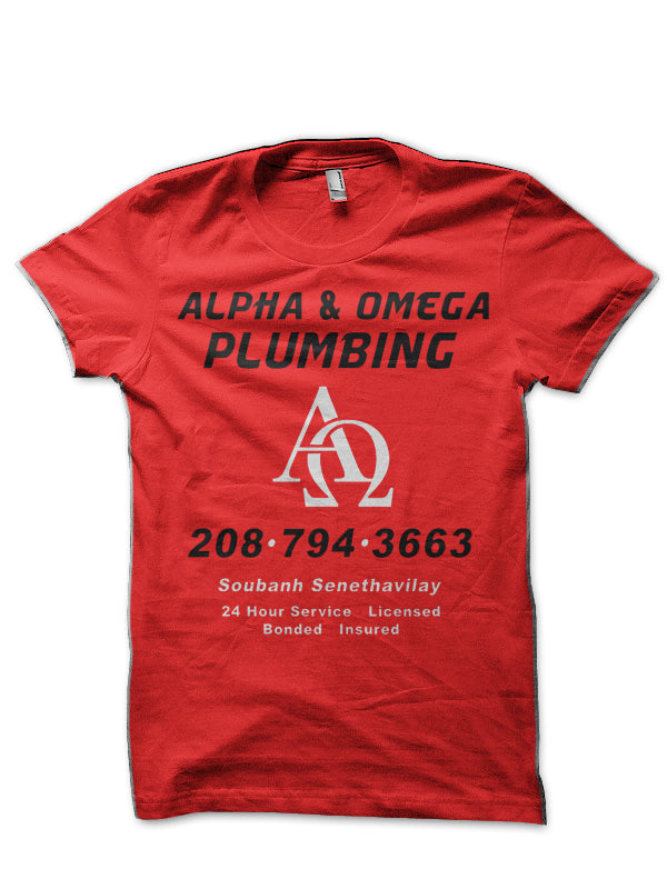 Plumbing Red T-Shirt