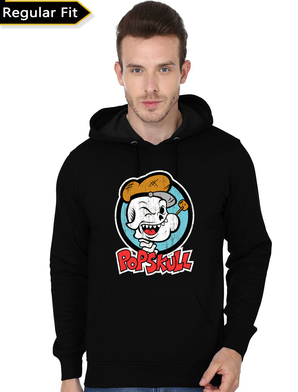 PopSkull Black Hoodie