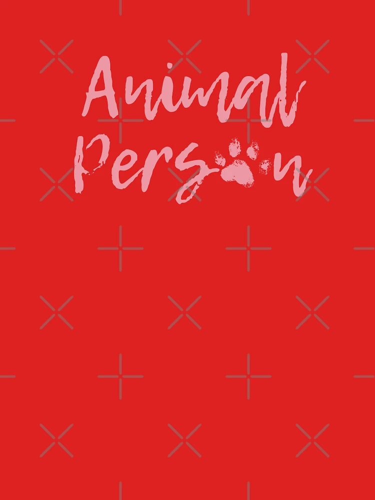 "Animal Person" Pawprint (Dusty Pink) Classic T-Shirt
