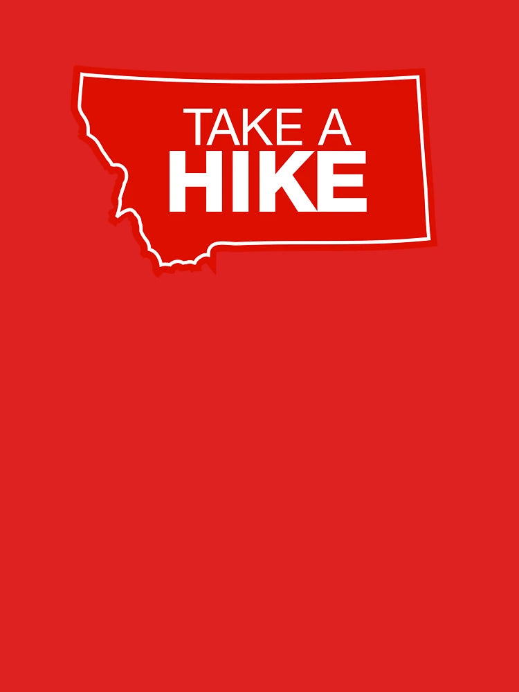 Take a Hike Montana (Cherry Red) Classic T-Shirt