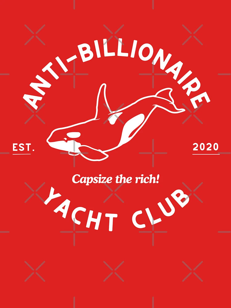 Anti-Billionaire Yacht Club (white) Classic T-Shirt