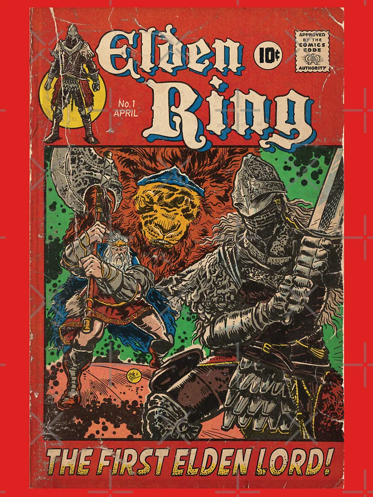"The First Elden Lord!" Comic book cover Fan Art Classic T-Shirt
