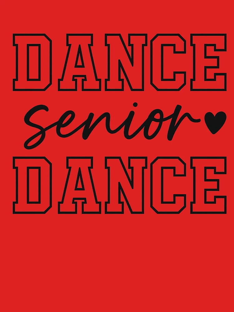 Dance Senior Vintage Lettering Design Classic T-Shirt