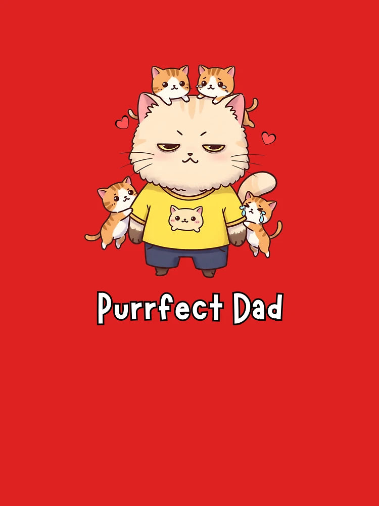 Dad T Shirts – Cat Lover Edition - Purrfect Dad Classic T-Shirt