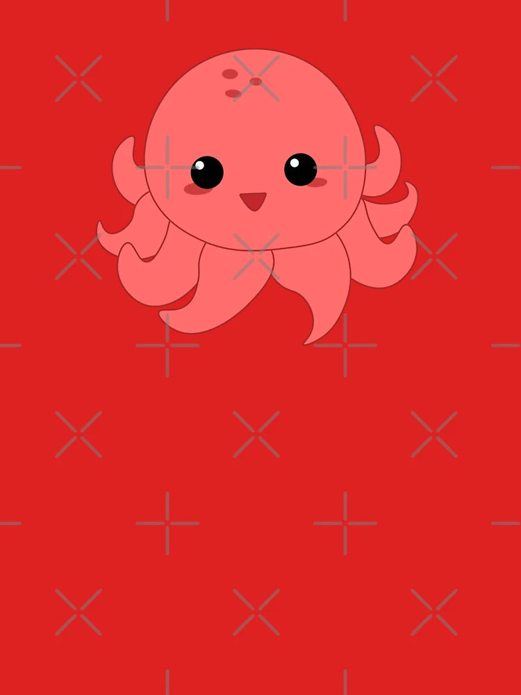 Red Octopus  Classic T-Shirt