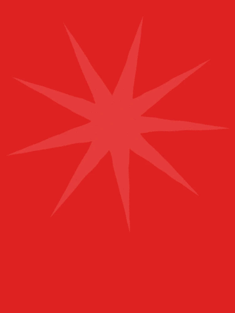 Starburst Red Classic T-Shirt