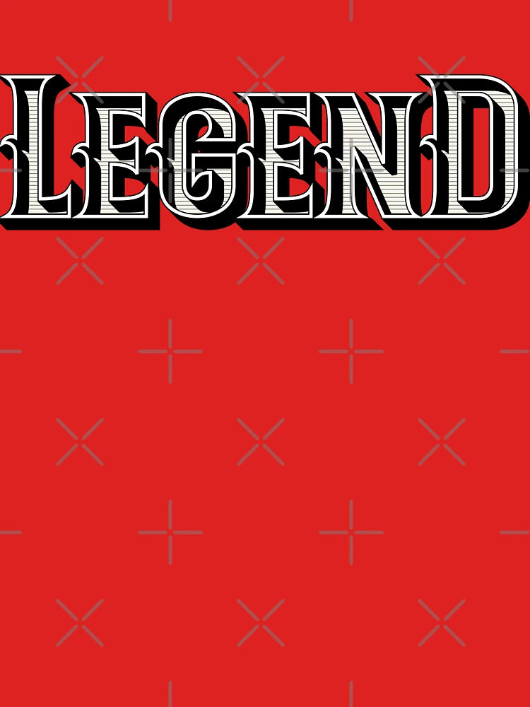 LEGEND – Structured typography in classic vintage style Classic T-Shirt