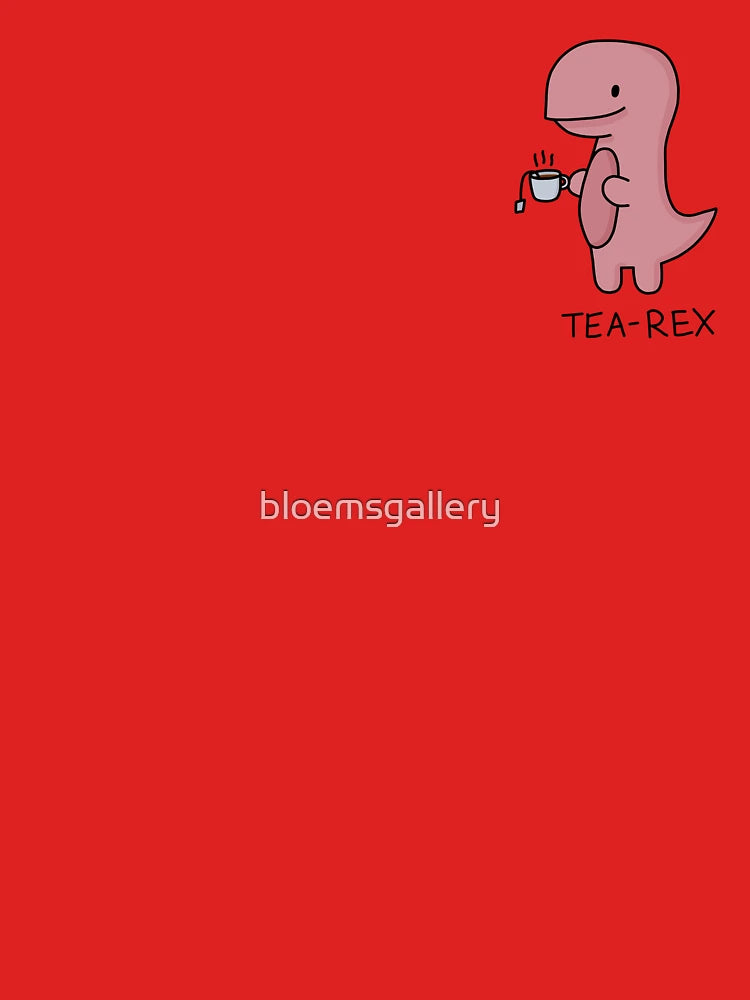 'Tea-Rex' Illustration Classic T-Shirt