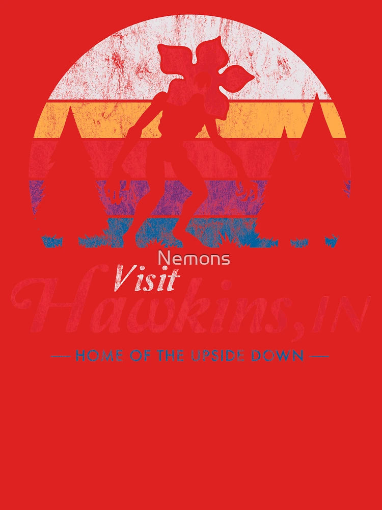 Visit Hawkins - Vintage Distressed - Demogorgon Classic T-Shirt