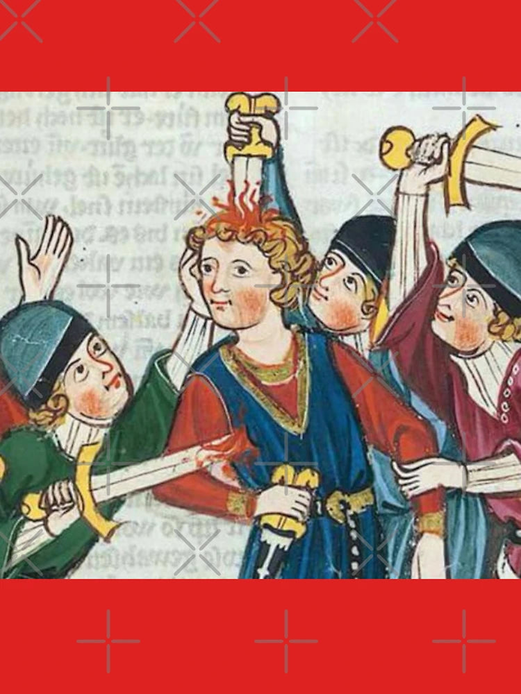 "Hey!!, it was a practice", medieval painting 6th century AD Classic T-Shirt