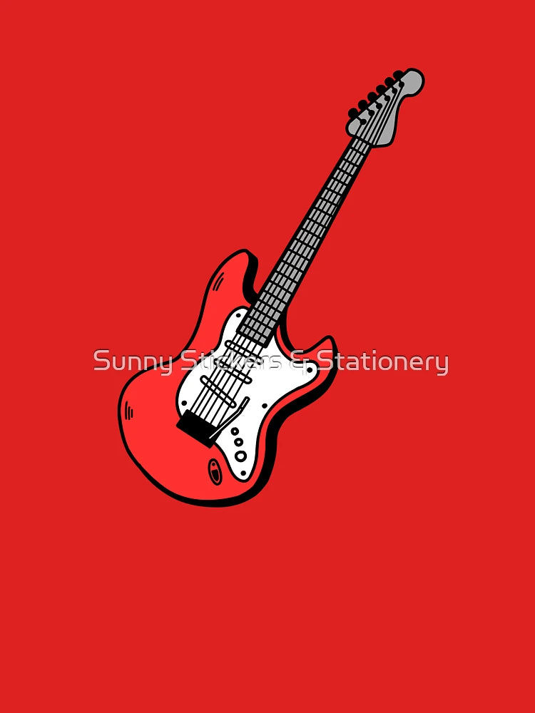Red Guitar Classic T-Shirt